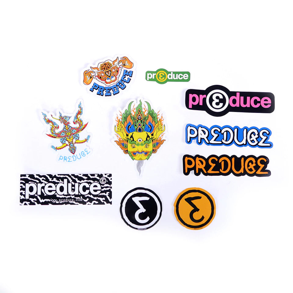 Preduce Assorted Sticker Pack 4 (10 stickers)