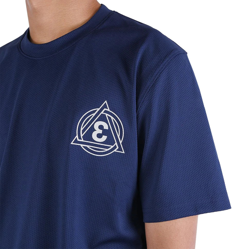 Preduce OG Triangle Ligi Mesh T-Shirt Navy