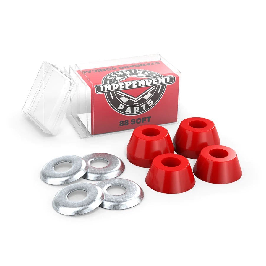 INDEPENDENT - Genuine Parts Standard Conical (88a) Cushions Soft - Red