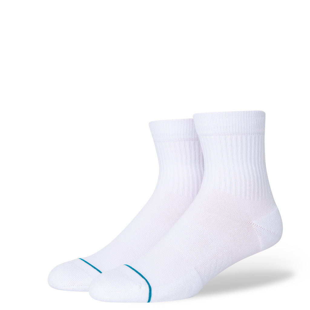 STANCE Socks - Icon quarter  - White
