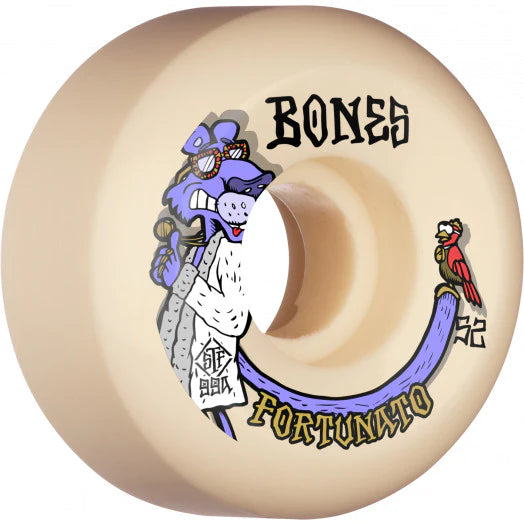BONES - Fortunato Pimpin - Skateboard Wheels 52MM V5 Sidecut 99A